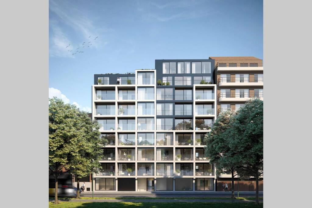 Schitterend Nieuwbouw Appartement In Gent ภายนอก รูปภาพ